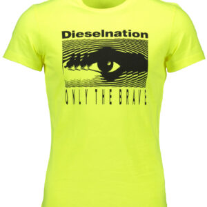 DIESEL T-SHIRT MANICHE CORTE UOMO GIALLO