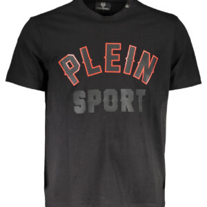 PLEIN SPORT T-SHIRT MANICHE CORTE UOMO NERO