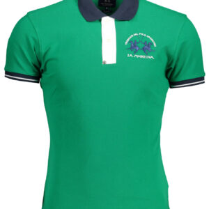 LA MARTINA POLO MANICHE CORTE UOMO VERDE