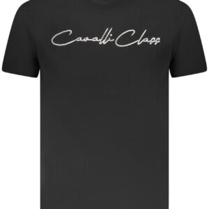 CAVALLI CLASS T-SHIRT MANICHE CORTE UOMO NERO
