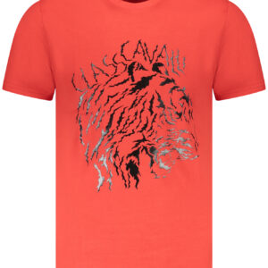 CAVALLI CLASS T-SHIRT MANICHE CORTE UOMO ROSSO