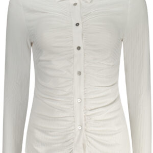 GUESS JEANS CAMICIA MANICHE LUNGHE DONNA BIANCO