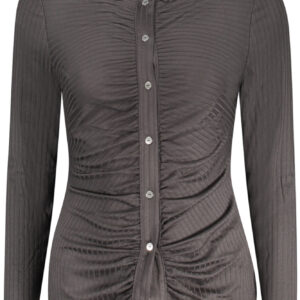 GUESS JEANS CAMICIA MANICHE LUNGHE DONNA NERO