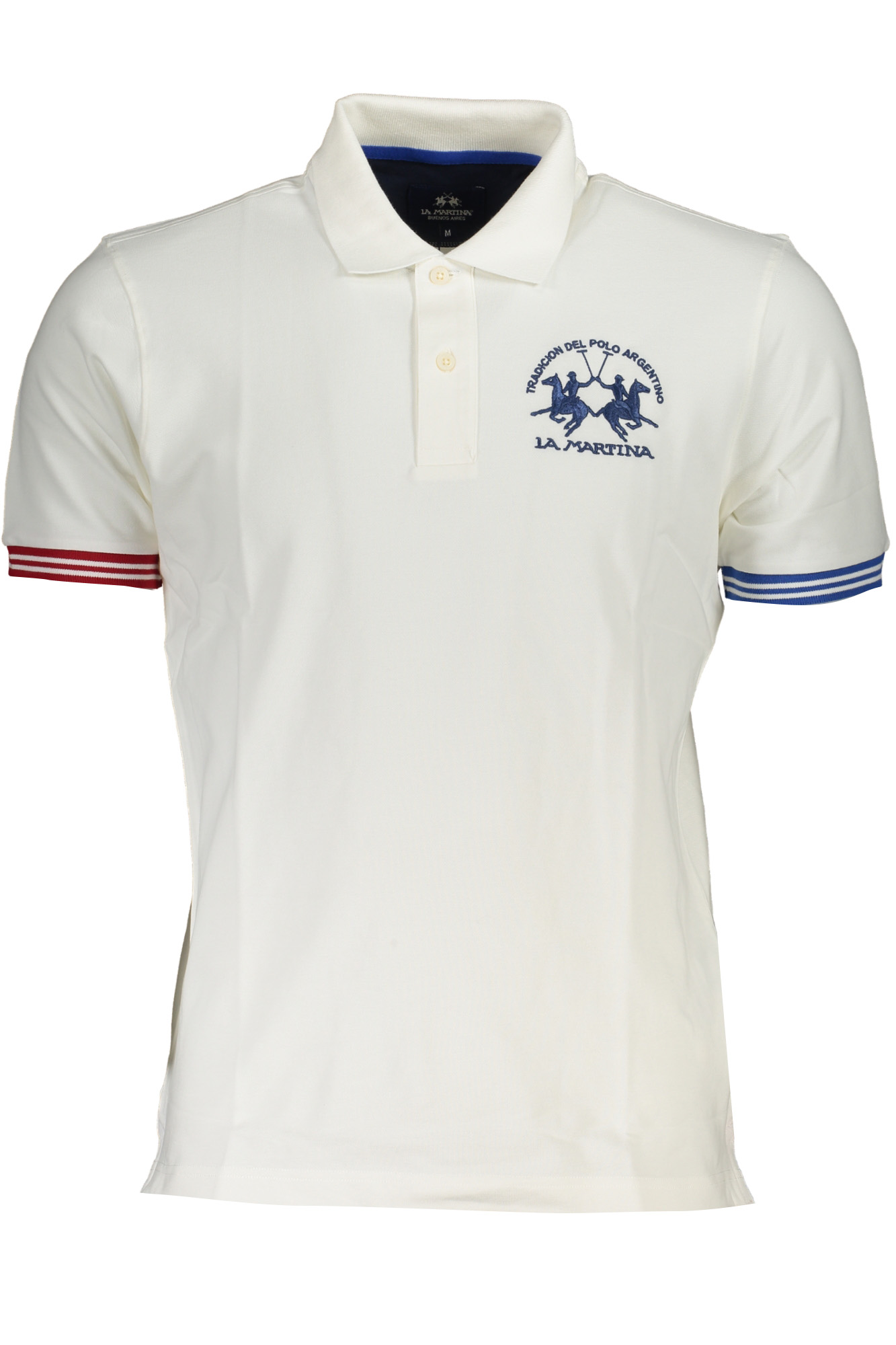 LA MARTINA POLO MANICHE CORTE UOMO BIANCO