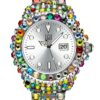 LIGHT TIME Mod. MEDITERRANEO - Full Strass / Silver
