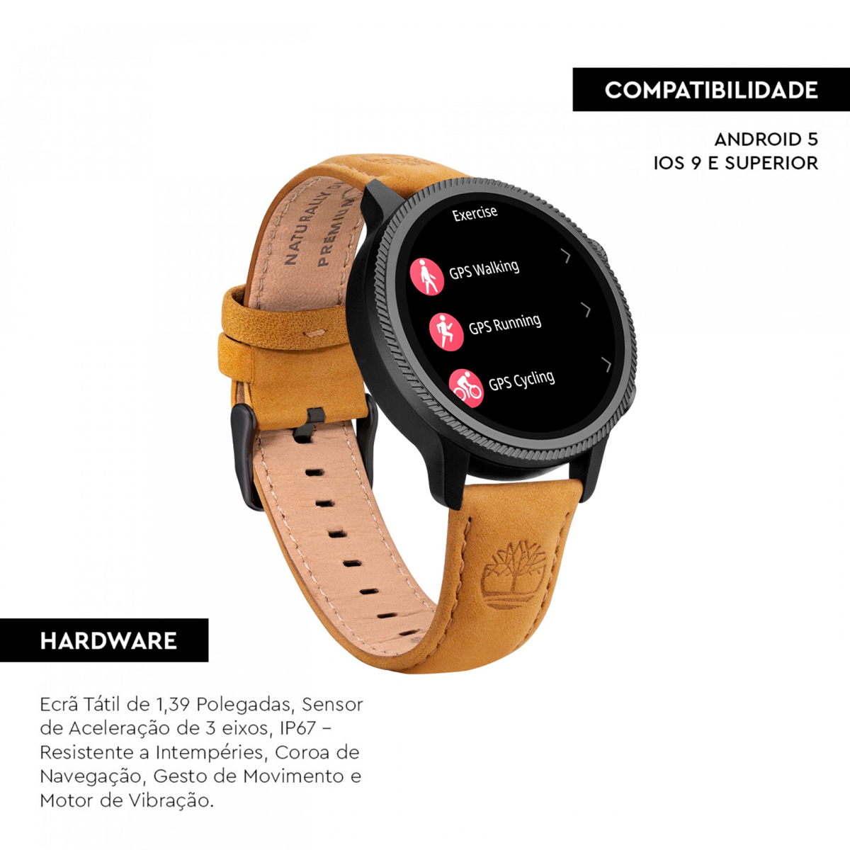 TIMBERLAND SMARTWATCH WATCHES Mod. TDIGB00645X1