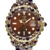 LIGHT TIME Mod. MEDITERRANEO - Full Strass / Brown