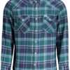 WRANGLER CAMICIA MANICHE LUNGHE UOMO VERDE