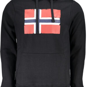 NORWAY 1963 FELPA SENZA ZIP UOMO NERO