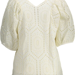 GANT T-SHIRT MANICHE CORTE DONNA BIANCO