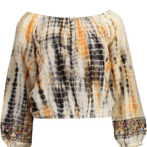 DESIGUAL T-SHIRT MANICHE LUNGHE DONNA BEIGE