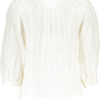 DESIGUAL CAMICIA MANICHE LUNGHE DONNA BIANCO