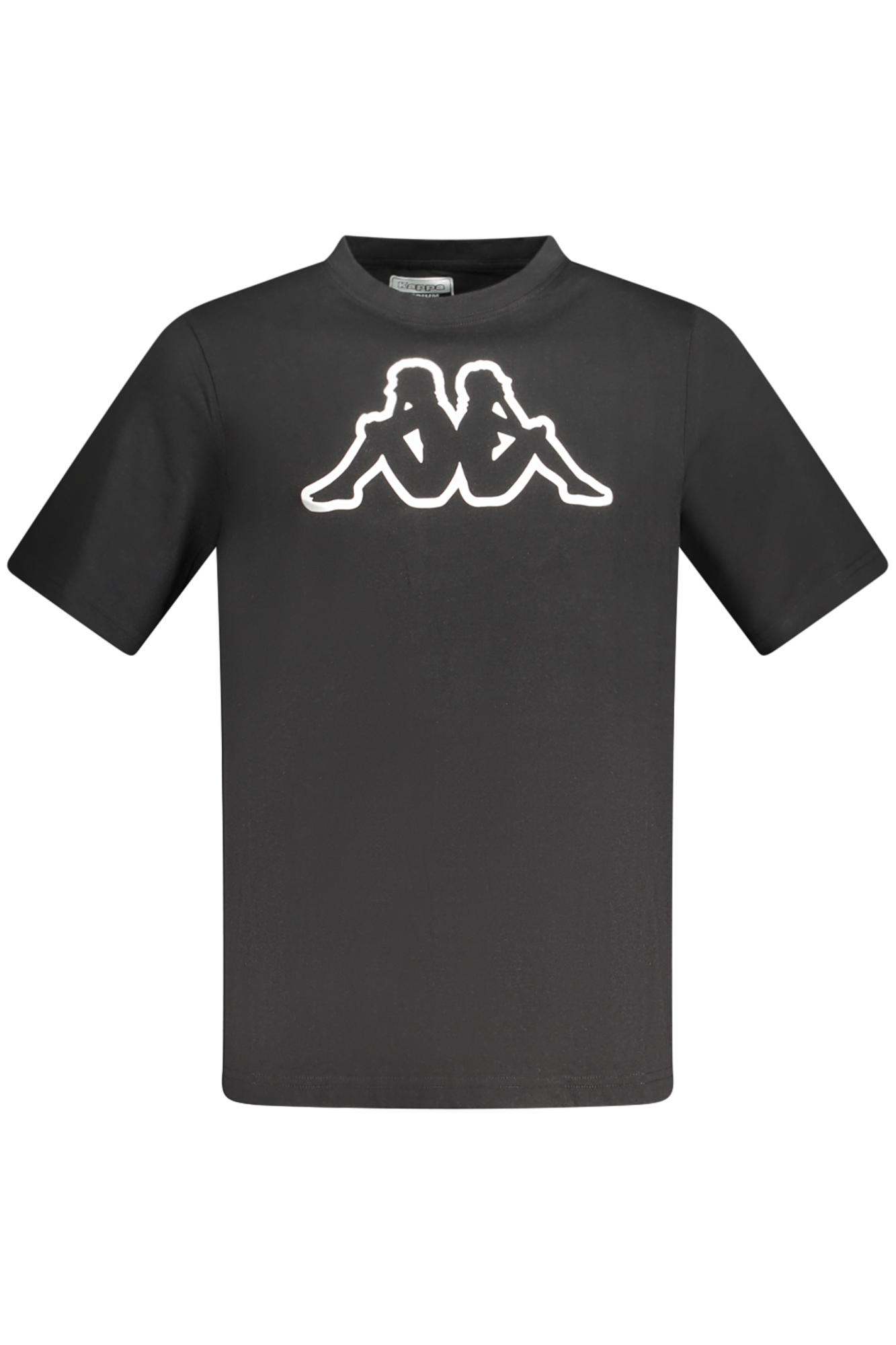 KAPPA T-SHIRT MANICHE CORTE UOMO NERO
