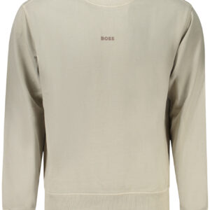 HUGO BOSS FELPA SENZA ZIP UOMO BEIGE