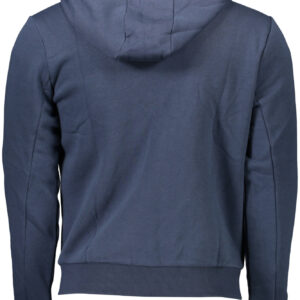 U.S. POLO FELPA CON ZIP UOMO BLU