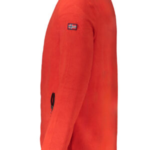 NORWAY 1963 FELPA CON ZIP UOMO ROSSO