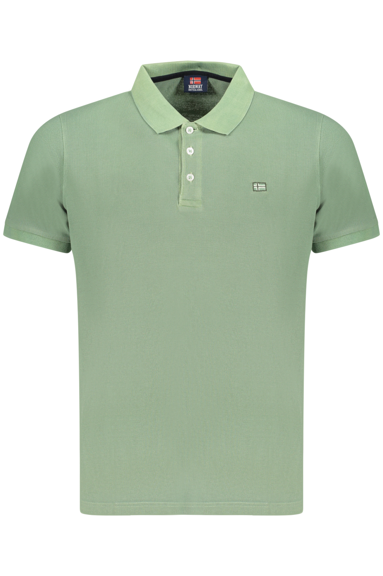 NORWAY 1963 POLO MANICHE CORTE UOMO VERDE