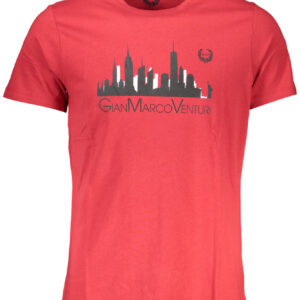 GIAN MARCO VENTURI T-SHIRT MANICHE CORTE UOMO ROSSO