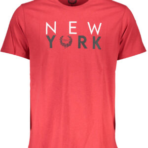 GIAN MARCO VENTURI T-SHIRT MANICHE CORTE UOMO ROSSO
