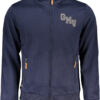 GIAN MARCO VENTURI FELPA CON ZIP UOMO BLU