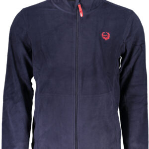 GIAN MARCO VENTURI FELPA CON ZIP UOMO BLU