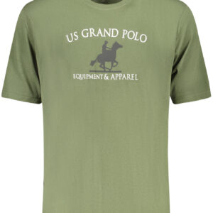 U.S. GRAND POLO T-SHIRT MANICHE CORTE UOMO VERDE