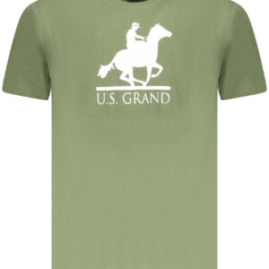 U.S. GRAND POLO T-SHIRT MANICHE CORTE UOMO VERDE