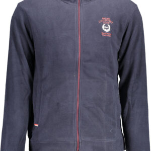 GIAN MARCO VENTURI FELPA CON ZIP UOMO BLU