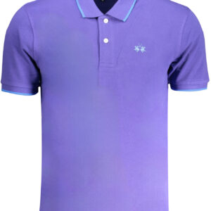 LA MARTINA POLO MANICHE CORTE UOMO VIOLA