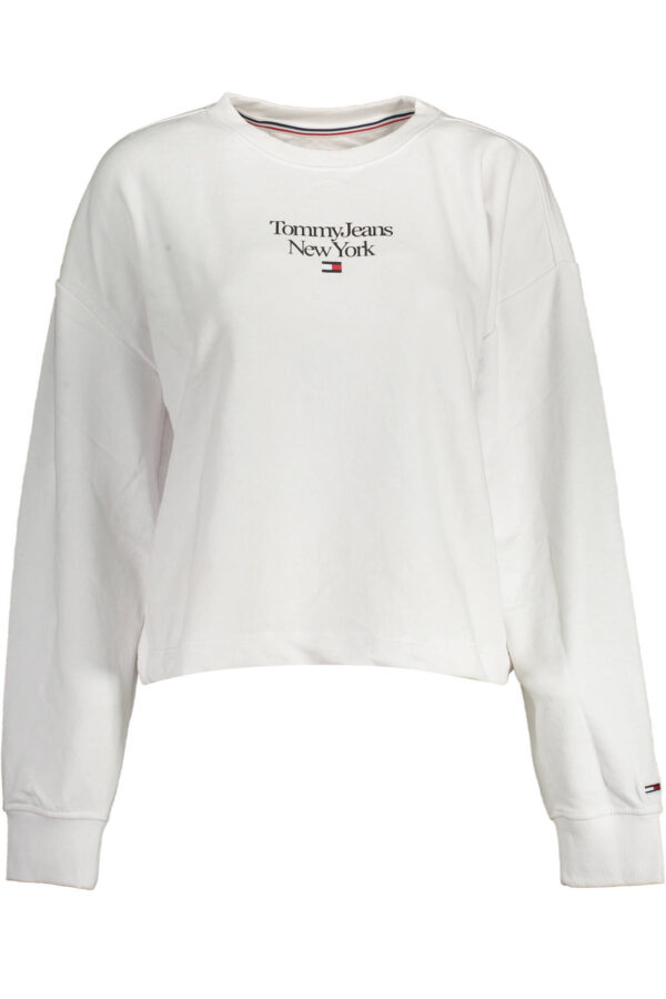 TOMMY HILFIGER FELPA SENZA ZIP DONNA BIANCO