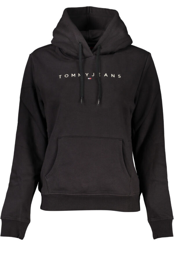 TOMMY HILFIGER FELPA SENZA ZIP DONNA NERO