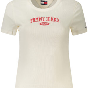 TOMMY HILFIGER T-SHIRT MANICHE CORTE DONNA BIANCO