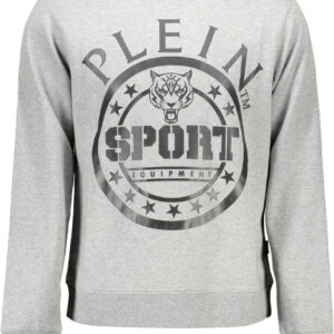 PLEIN SPORT FELPA SENZA ZIP UOMO GRIGIO