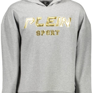 PLEIN SPORT FELPA SENZA ZIP UOMO GRIGIO