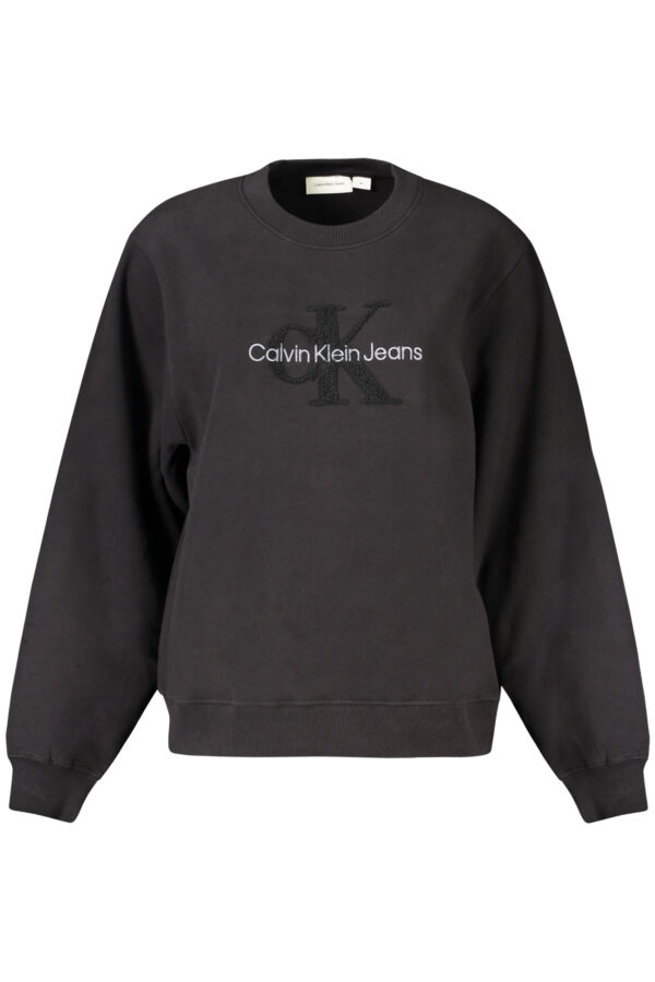 CALVIN KLEIN FELPA SENZA ZIP DONNA NERO