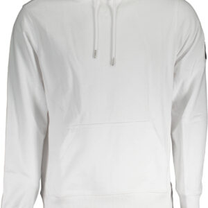CALVIN KLEIN FELPA SENZA ZIP UOMO BIANCO