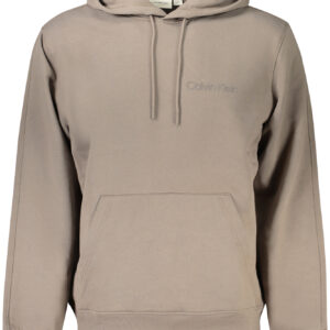 CALVIN KLEIN FELPA SENZA ZIP UOMO MARRONE