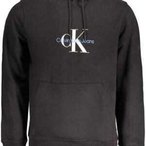 CALVIN KLEIN FELPA SENZA ZIP UOMO NERO