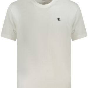 CALVIN KLEIN T-SHIRT MANICHE CORTE UOMO BIANCO