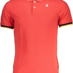 K-WAY POLO MANICHE CORTE UOMO ROSSO