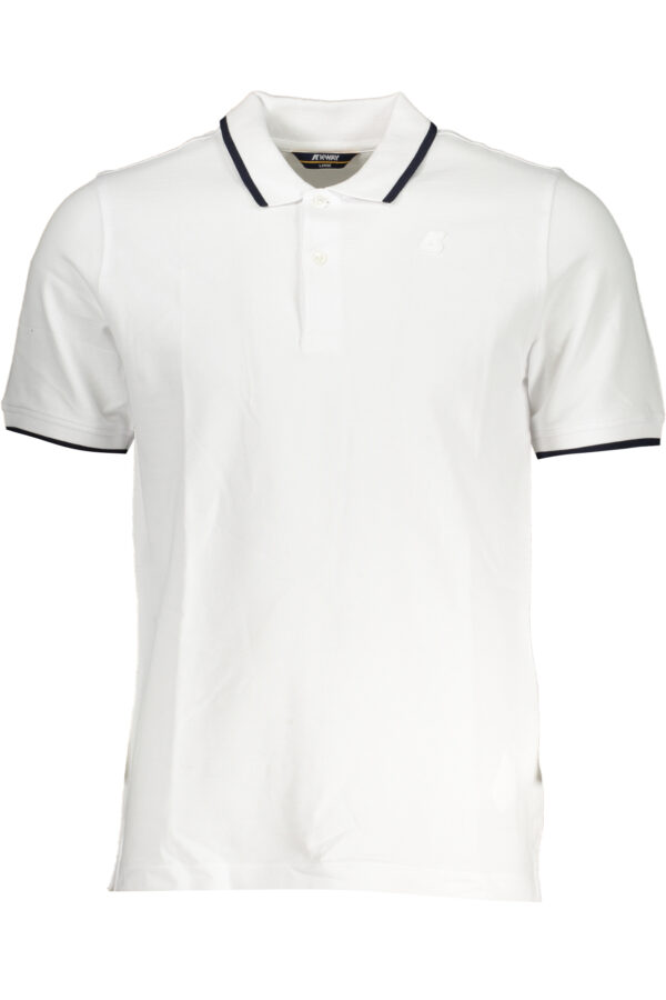 K-WAY POLO MANICHE CORTE UOMO BIANCO