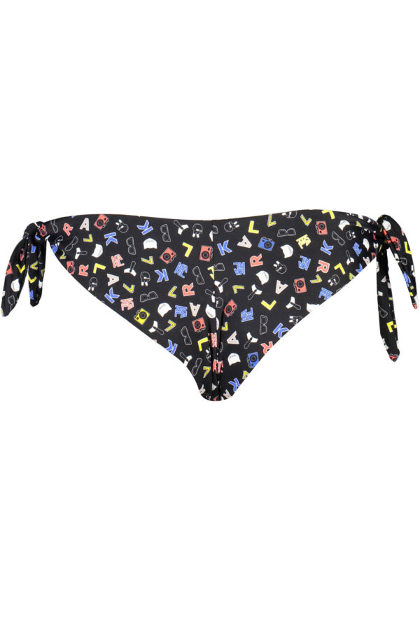 KARL LAGERFELD BEACHWEAR COSTUME PARTE SOTTO DONNA NERO
