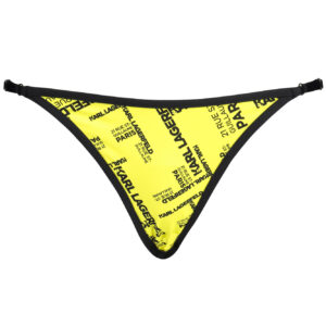 KARL LAGERFELD BEACHWEAR COSTUME PARTE SOTTO DONNA GIALLO