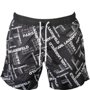 KARL LAGERFELD BEACHWEAR COSTUME PARTE SOTTO UOMO NERO