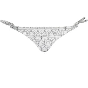 KARL LAGERFELD BEACHWEAR COSTUME PARTE SOTTO DONNA BIANCO