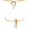 KARL LAGERFELD BEACHWEAR COSTUME PARTE SOPRA DONNA MARRONE