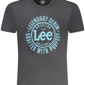 LEE T-SHIRT MANICHE CORTE UOMO NERO