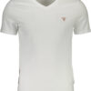 GUESS JEANS T-SHIRT MANICHE CORTE UOMO BIANCO