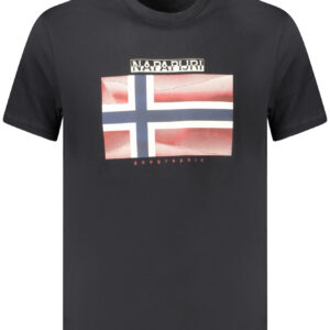 NAPAPIJRI T-SHIRT MANICHE CORTE UOMO NERO