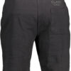 CAVALLI CLASS PANTALONE BERMUDA UOMO NERO
